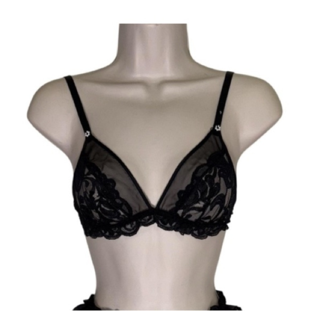 Dior Elegant Black Lace Bra - Picture 1 of 4